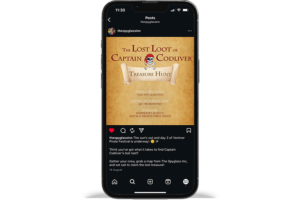 The Lost Loot of Captain Codliver at The Spyglass Inn Social Media Post